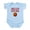 Sky Blue, variant on CafePress - Basketball Like My Daddy Body Suit - Baby Light Bodysuit, Size Newborn - 24 Months