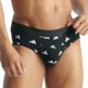 thumbnail image 2 of adidas Calzoncillos hombre, pack de 3 - Calzoncillos, Active Flex Cotton, logo, color sólido Negro/Blanco/Azul L (Large), 2 of 6