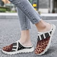 Leopard Pattern Casual Slip-On Round Toe Outdoor Shoes For Women, Combo Design, S | ChicGrl main image 0
