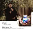 thumbnail image 3 of JAGASY Northern Lights Handmade Urn for Ashes Adult Male, Blue Urns for Human Ashes Keepsake, Starry Sky Decorative Urns for Sister, Mountain Small Cremation Urn for Brother, (3 Inch), 3 of 7