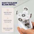 thumbnail image 2 of Freebird FlexSeries Body Smooth Rotary Blade Refill for Women, 2 of 6