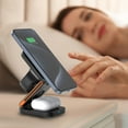 thumbnail image 5 of AZXY Charging Station,Wireless Charger,Charger Station,Charging Stand for Phone,Charging Stations for Multiple Devices at Once,Folding 3 in 1 Charger, 5 of 8