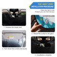 thumbnail image 2 of ALAZA Summer Daisies Flowers Windshield Sun Shade Car Foldable Visor Block UV Rays Protector 53"x23.5", 2 of 8