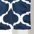 thumbnail image 4 of Geo Room Darkening Valance Navy Single 18x50+2, 4 of 4