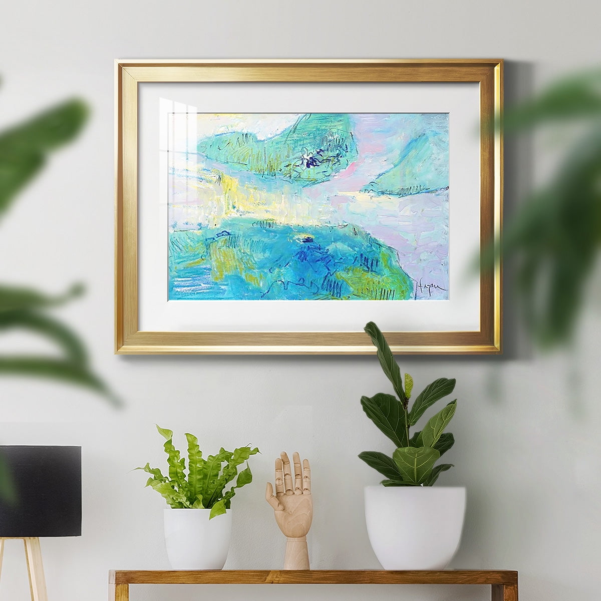 Smooth Sailing in the Heartland Premium Framed Print - Ready to Hang