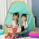 thumbnail image 4 of Tienda de juegos plegable Kids Up para niños pequeños y bebés | Tienda de juegos para niños de interior y exterior de 77 x 77 x 85 cm | Bolsa de almacenamiento portátil | Fiestas de pijamas, cu, 4 of 5