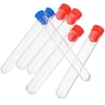 thumbnail image 3 of SHISUYAN 12pcs Plastic Test Tubes Storage Containers Clear Test Tube for Sample Testing, 3 of 8
