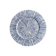 thumbnail image 3 of Plato de cena de lujo ligero, plato de postre, decoración estética creativa, plato para servir pasteles, plato para servir para bar, fiesta de bodas Bloques Azul Gris, 3 of 10