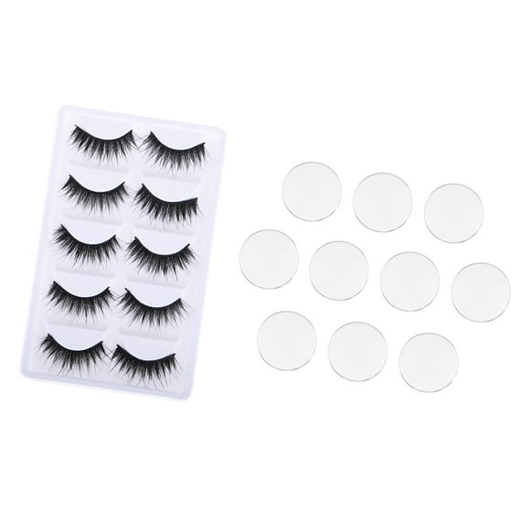 Pestañas Postizas Negras Y Ojos, Plano Transparente para Reparación de Ojos de Muñeca Blythe Macarena Dolls Eyes Making Accesory