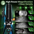 thumbnail image 6 of Telescope for Adults & Kids, 80mm Aperture 500mm Portable Refractor Telescope for Astronomy Beginners, with Tripod, Stickers, Smartphone Adapter, Backpack, 6 of 8