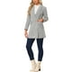 thumbnail image 2 of SACO BLAZER DE TWEED A CUADROS DOBLE BOTÓN ELEGANTE CON SOLAPA PARA MUJERES INSPIRE CHIC M BLANCO, 2 of 6
