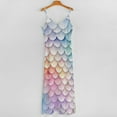 thumbnail image 5 of Beautiful Colorful Mermaid Scales Sleeveless Dress Women's Evening Dress Womans Clothing, 5 of 9
