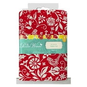 The Pioneer Woman 44" x 1 yd Cotton Maize Bird Toss Precut Sewing & Craft Fabric, Red