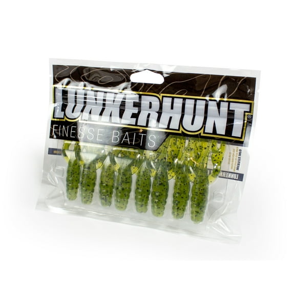 Finesse Craw - 8 Pack - Watermelon Seed - 3"