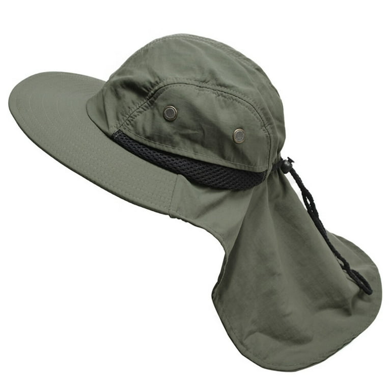 Dovesun Fishing Hat for Men with Neck Gaiter | Fish Hook Hat Clip Set DIY  Camo Hat Fishing Baseball Cap Funny Hats for Men