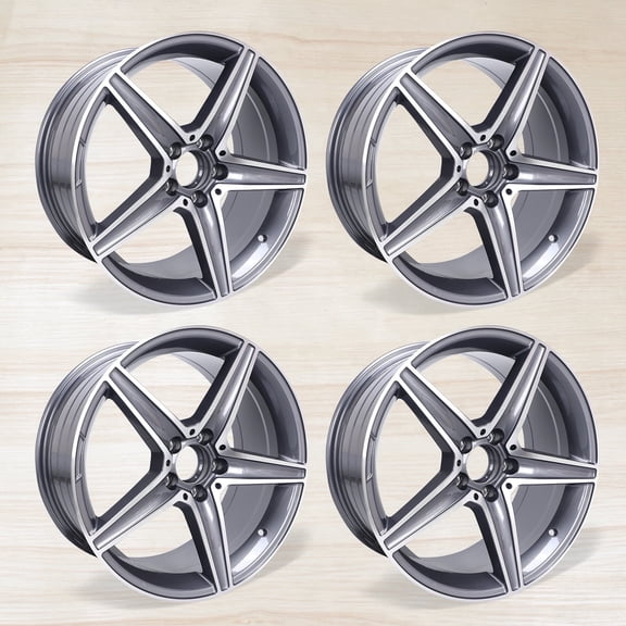 4Pcs 18" Wheels Rims for Mercedes S430 E350 GLC300 GL350 18x8.5 Inch Wheel Rims