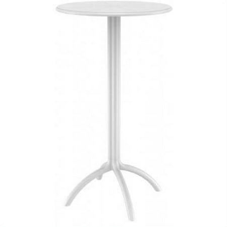 Siesta Octopus Round Bar Table - White