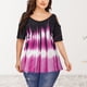thumbnail image 1 of Pntutb - Camiseta con estampado de recortes para mujer, cuello redondo, informal, a la moda Pntutb Pntutb-4424, 1 of 5