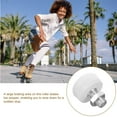 thumbnail image 4 of BEADCEST 2pcs Roller Skate Toe Stopper Honeycomb White Stability Portable Skate Plugs for Skating, 4 of 8