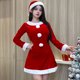 thumbnail image 1 of Vestidos de Navidad 2025, ropa de mujer, vestidos cortos sexis de fiesta, disfraz de mujer, disfraz de actuación en club nocturno, Bar, minivestido para mujer, 1 of 7