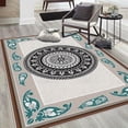 thumbnail image 5 of 5'x7' living room carpet carpet mats non slip area rug small gothic area rug medium pile area rug, 5 of 10