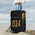 thumbnail image 7 of Susaid Happy New Year 2024 (2) Print Elastic Washable Suitcase Cover with Hidden Zipper, Fits 18-32 Inch Luggage for Protection During Travel-Small, 7 of 7
