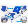 thumbnail image 2 of Cama Hospital Electrica Gambimedic 4 Funciones Posiciones Elevacion Espalda y Pies y Altura Ajustable 43cm Hasta 71cm Incluye Colchon 12CM Portasuero Cama Enfermeria Hospitalaria Ideal Para Casa, 2 of 10