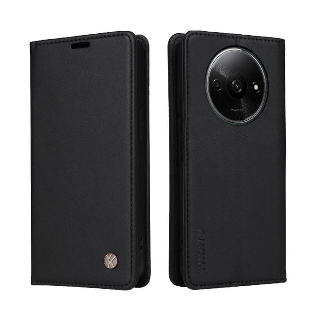 Funda para Xiaomi Redmi A3 Estuche de Cuero PU Tipo Cartera con Ranuras para Tarjetas y Cierre Magnético