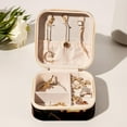 thumbnail image 6 of Pumpkin Travel Portable Square Jewelry Display and Decorative Box with Bracelet Holder - Ideal for Rings, Earrings, Necklaces, Bracelets, and More - Suitable for Girls and Women, 6 of 6