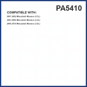 PG PA5410 Engine Air Filter | Fits 2003-2019 Mitsubishi Montero 3.8L; 2001-2002 Montero 3.5L