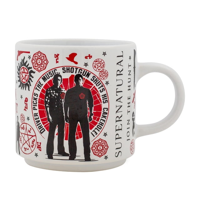 Taza plateada Buffalo Supernatural Join The Hunt 380 ml