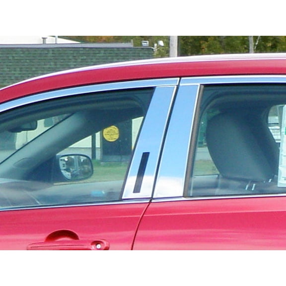 Stainless Steel Pillar Trim 4Pc Fits 2010-2019 Ford Taurus PP50490 QAA