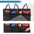 thumbnail image 3 of Organizador de maletero para coche, versión mejorada con organizador de asiento trasero con cierre, almacenamiento de maletero de gran capacidad de 39.5 pulgadas, bolsa plegable para asiento trasero, 3 of 7