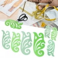 thumbnail image 4 of Curved Drawing Template, Comic Designs Curved Drawing Ruler School Supplies Plastic Curved Drawing Template, Lightweight Multifunctional 8Pcs For Comic Designs, 4 of 8