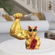 thumbnail image 5 of de músculo chino figurita Feng Shui gato ondeando fortuna acogedor gato puerta decoración Interior ornamento , golden robbery de oro Soledad brazo gigante gato de la suerte, 5 of 10