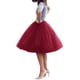 thumbnail image 1 of Gibobby faldas de lentejuelas para mujer de malla falda de tul de velocidad(Vino, Talla única), 1 of 4