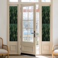 thumbnail image 2 of Green Forest Window Privacy Film, Pine Trees Modern Mysterious Art Static Cling UV Sun Blocking Heat Control Window Tint Day and Night, Non-Adhesive One Way Windows Privacy Cover 17.7''x78.7'', 2 of 7