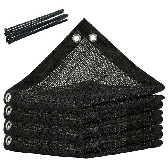 KIKIHIN Sun Shade 0.04 in x 1 in, Black Cloth Shade for Outdoor Patio, 1 Count