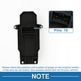 thumbnail image 4 of Interruptor de ventana eléctrica Unique Bargains No.35760TR0A21 para el lado del pasajero delantero del Honda CR-V 2012-2016 en negro, 4 of 7