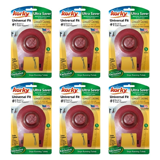 Korky Toilet Flapper Ultra High Performance 2 Inch And Chain 100BP