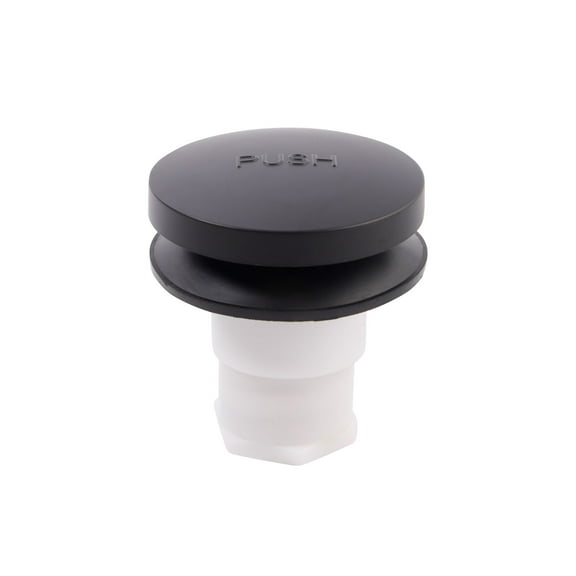 SUPPLYGIANT Tip Toe Bath Drain Kit Replacement, 5/16 or 3/8 Drain Stopper, Matte Black Finish