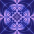 thumbnail image 1 of Ahgly Company Machine Washable Indoor Square Transitional Cobalt Blue Area Rugs, 6' Square, 1 of 7