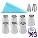 thumbnail image 1 of Kit de Tuberías de Glaseado Soledad 11 Uds Acero Inoxidable, 1 of 9