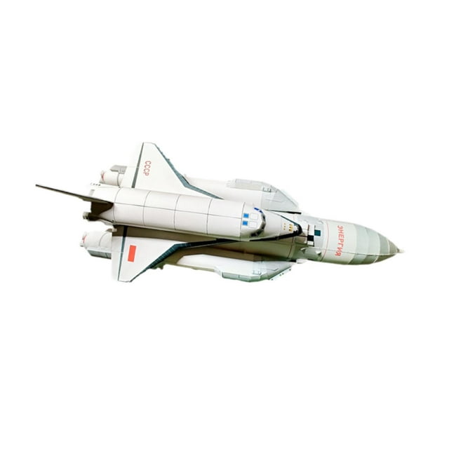 Kit de modelo de cohete transbordador espacial 1/96, rompecabezas 3D, modelo DIY de cohete, artes de papel creativas, modelo de nave espacial para