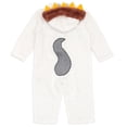 thumbnail image 2 of Warner Bros. Where the Wild Things Are Max Toddler Boys Zip Up Costume Coverall Gray 5T, 2 of 5