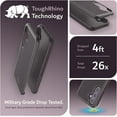 thumbnail image 4 of TUDIA for Samsung Galaxy S23 FE (2023) Phone Case, [MergeGrip] Dual Layer Slim Grip Heavy Duty Case Cover (Dark Purple), 4 of 7