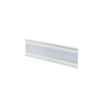 8.5" W x 3" H Adhesive-back Acrylic Wall Nameplate, 10-Pack