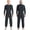 Dark Grey, variant on Adult Adaptive Clothing Back Zip Sleepwear Anti-strip Jumpsuits for Special Needs And Disabilities Black 3XL