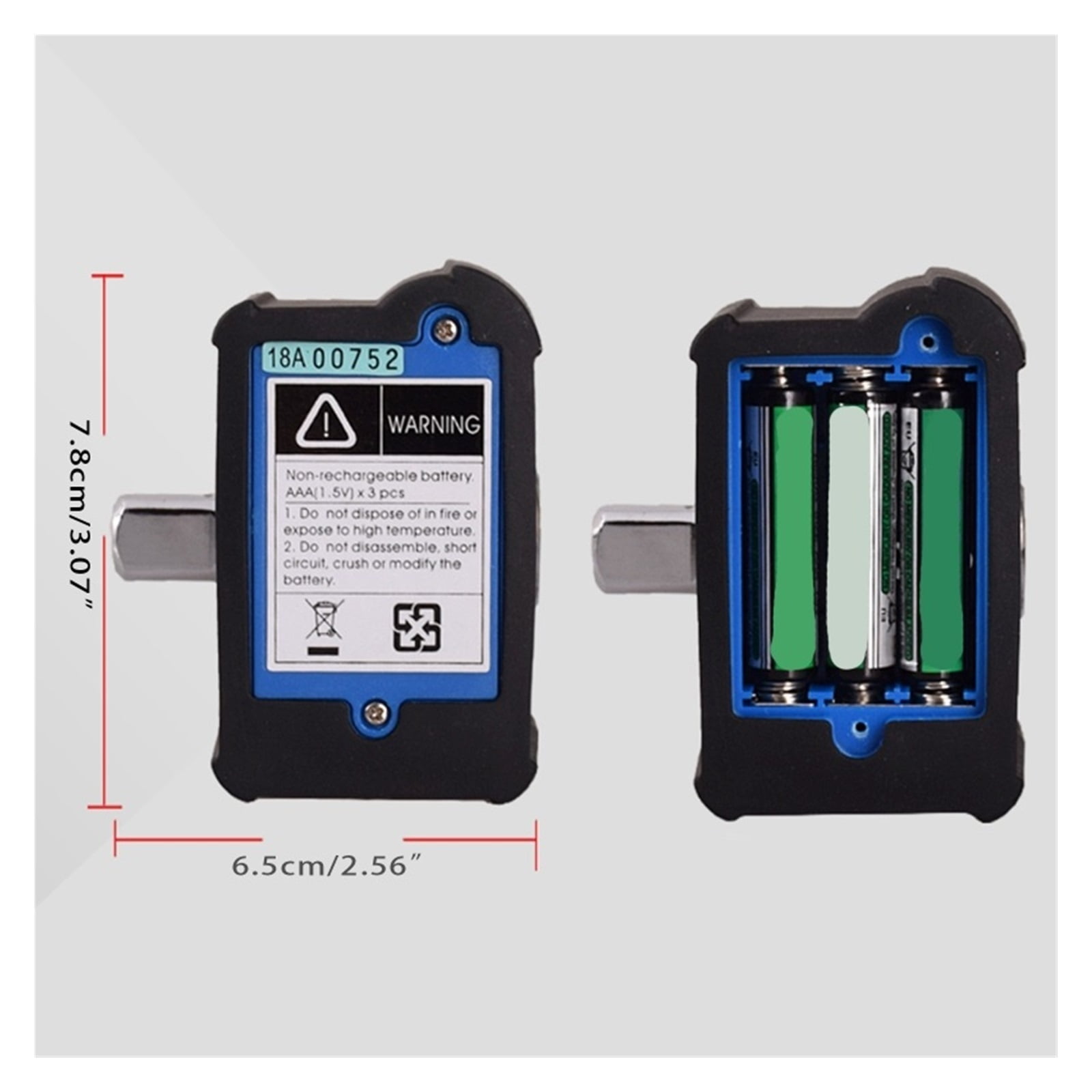 Digital Torque Wrench Adapter 6.8-340NM 3/8 1/2DR Torque Spanner Tools Electronic Digital Torque Meter ,Multifunctional