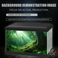 thumbnail image 3 of 3D Aquarium Background 24x16 Inch Sunlight Forest Scene with Mossy Logs & Trees, Realistic Jungle Nature Backdrop, Self-Adhesive Bubble-Free Fishtank Decal for Freshwater Tanks, 3 of 7